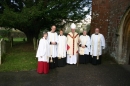 Staff Clergy team with Bishop Robert 2014